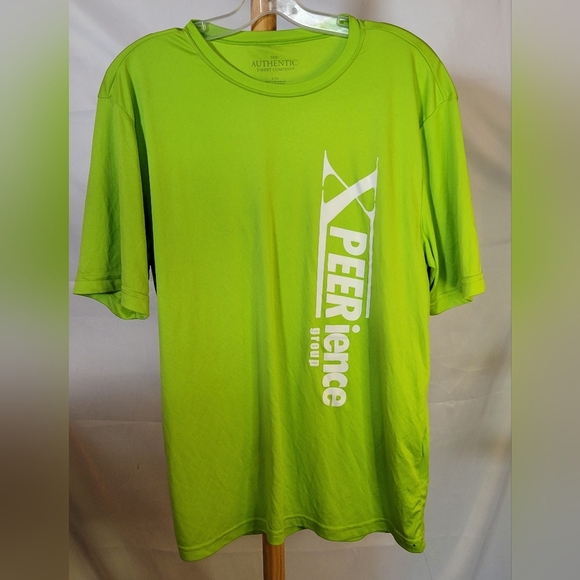 The Authentic Tshirt Company Xperience Group Lime Green - Picture 1 of 6